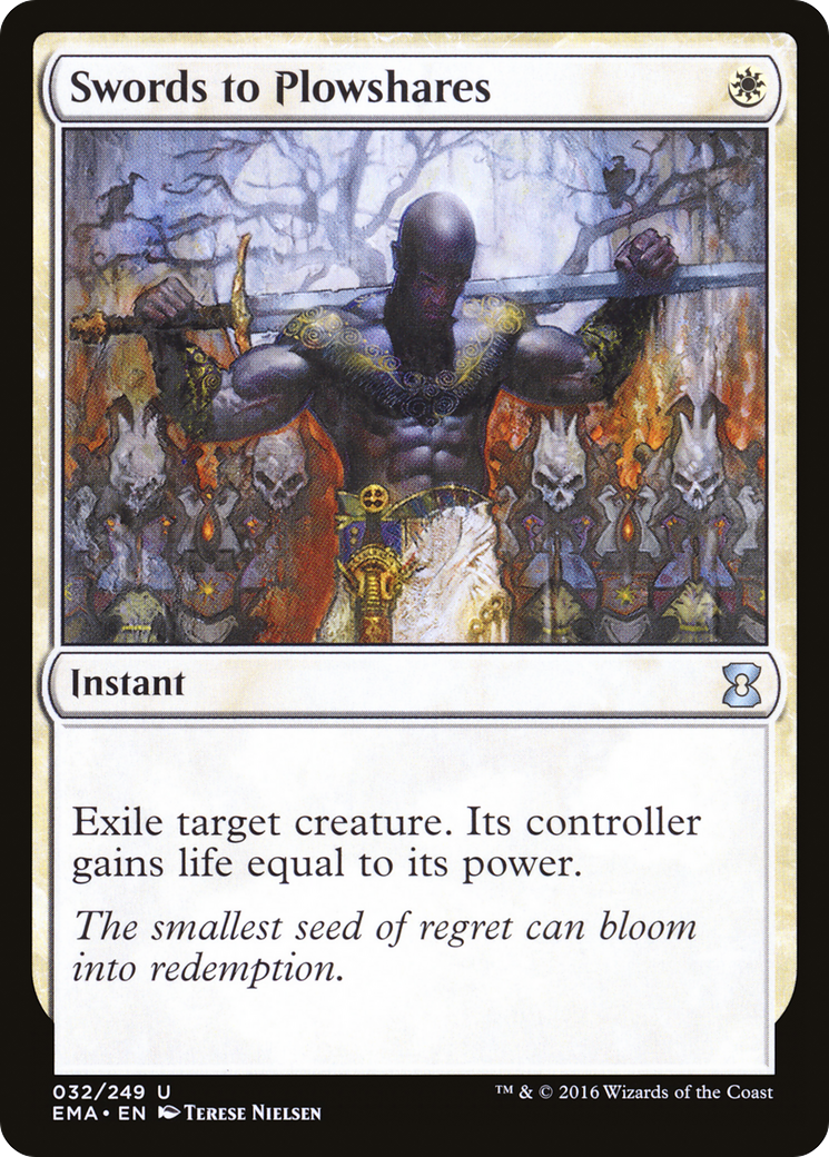 Swords to Plowshares (EMA-032) [Eternal Masters] Foil