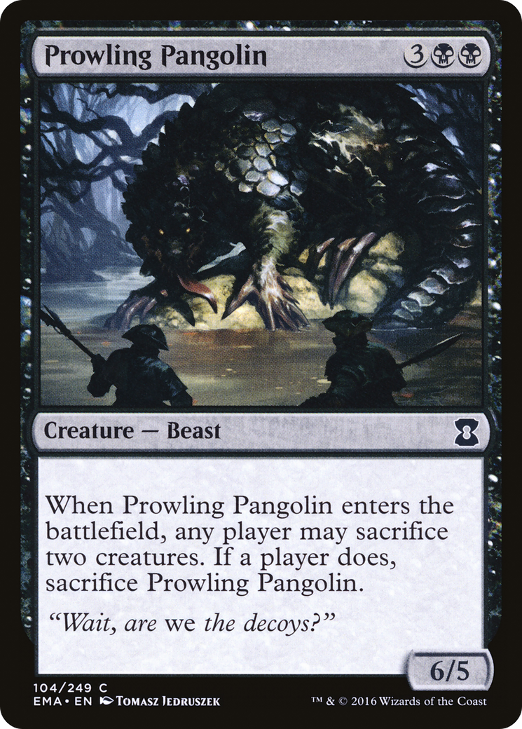Prowling Pangolin (EMA-104) [Eternal Masters] Foil