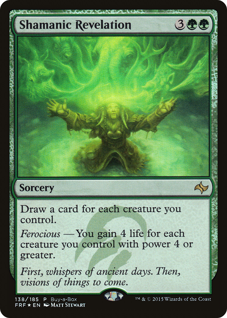 Shamanic Revelation (BABP-138) [Fate Reforged Promos] Foil