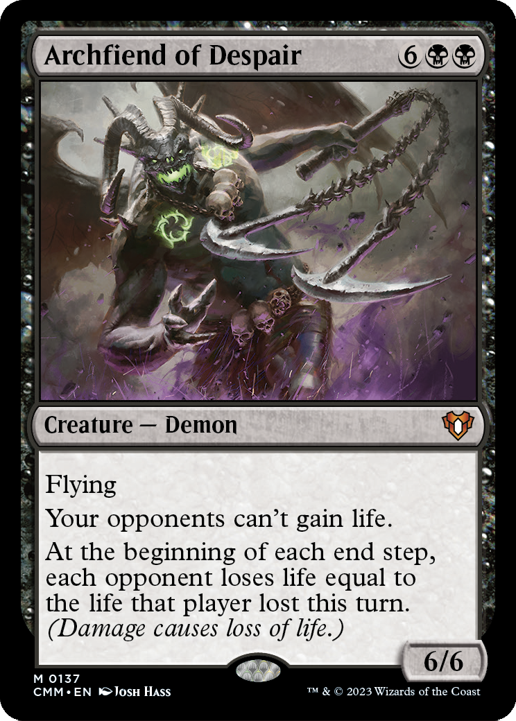 Archfiend of Despair (CMM-137) [Commander Masters]