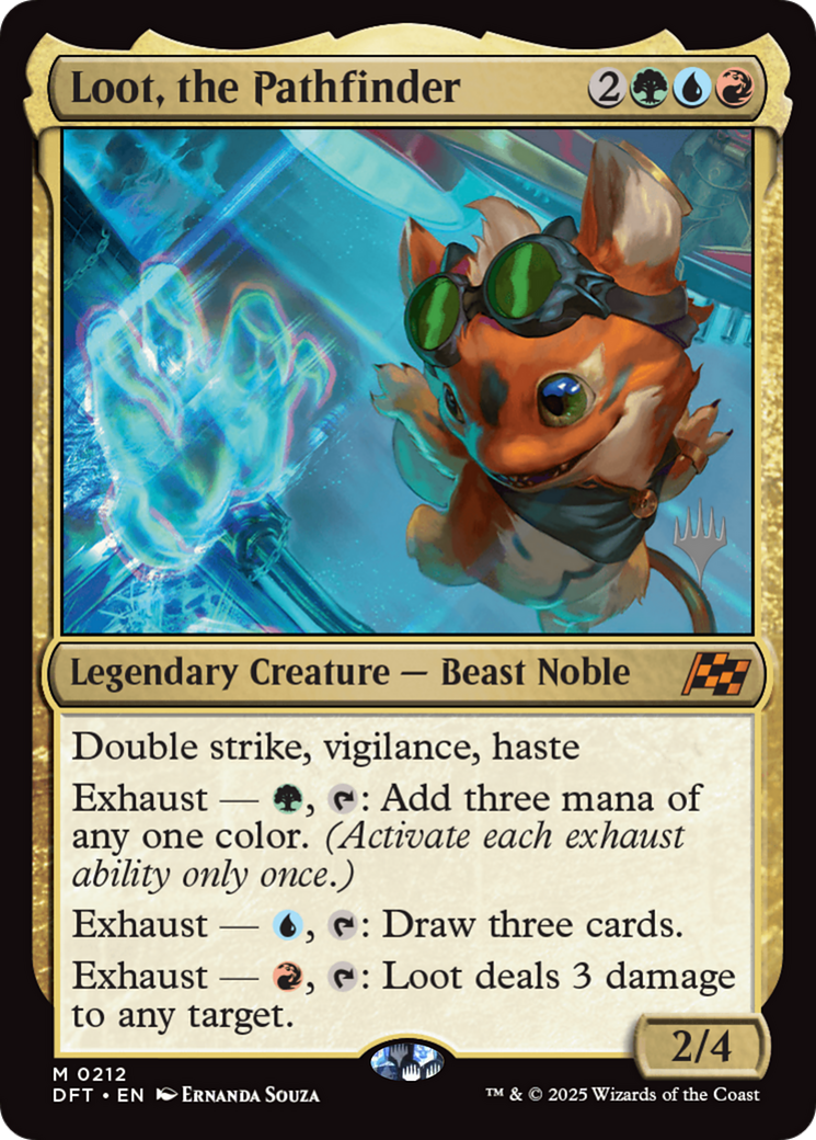 Loot, the Pathfinder (PPDFT-212) [Promo Pack: Aetherdrift]