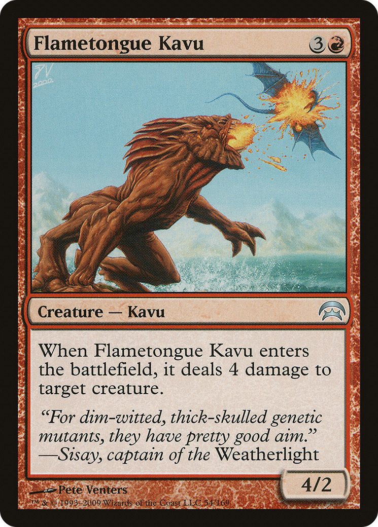 Flametongue Kavu (HOP-054) [Planechase]