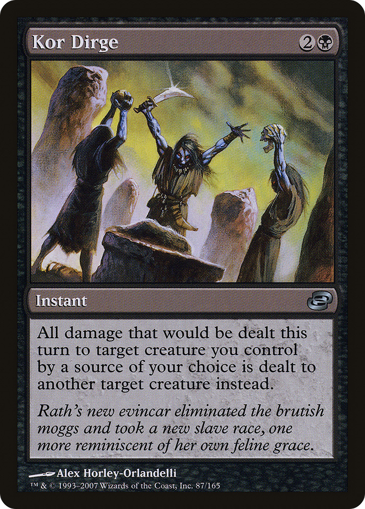 Kor Dirge (PLC-087) (Colorshifted) [Planar Chaos] Foil