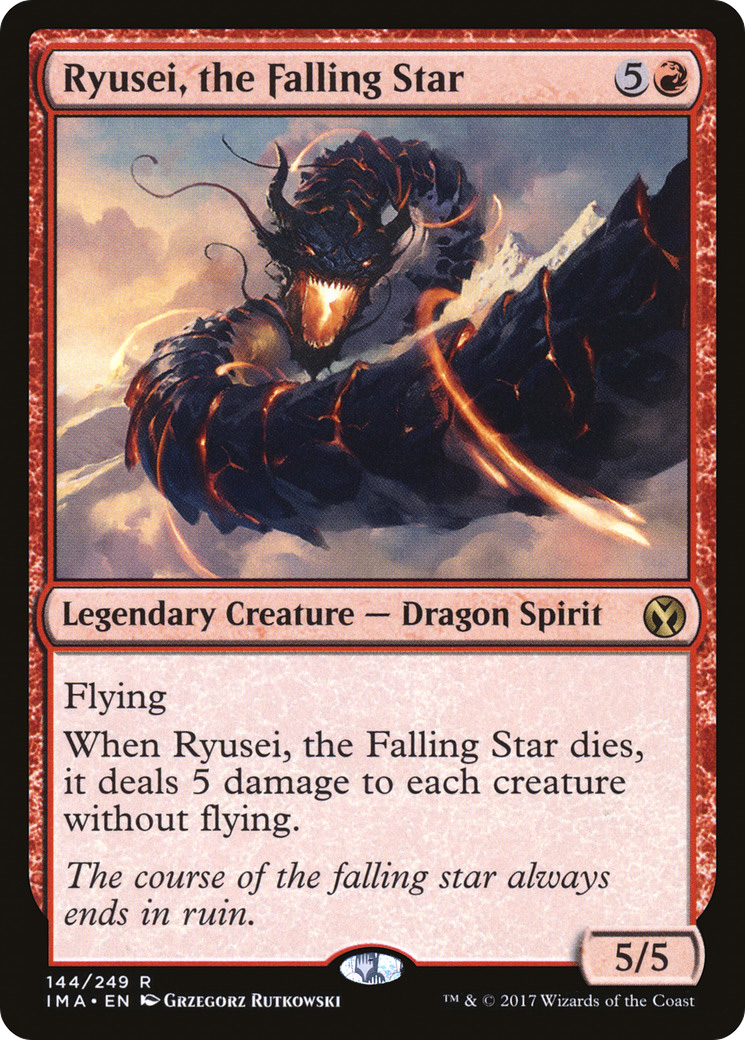 Ryusei, the Falling Star (IMA-144) [Iconic Masters] Foil