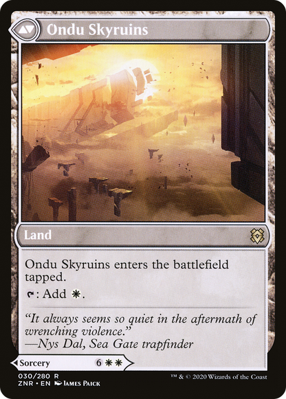Ondu Inversion (ZNR-030) [Zendikar Rising] Foil