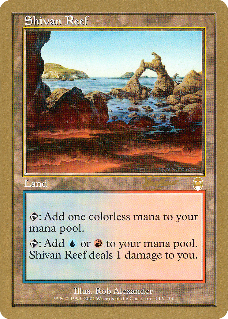 Shivan Reef - 2002 Sim Han How (APC) [World Championship Decks 2002]