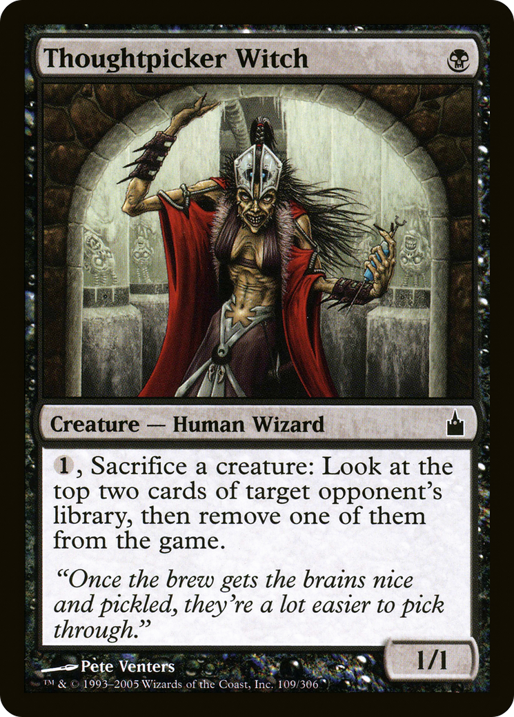 Thoughtpicker Witch (RAV-109) [Ravnica: City of Guilds]