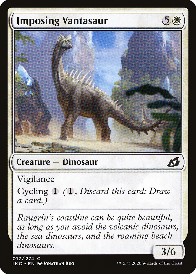 Imposing Vantasaur (IKO-017) [Ikoria: Lair of Behemoths]