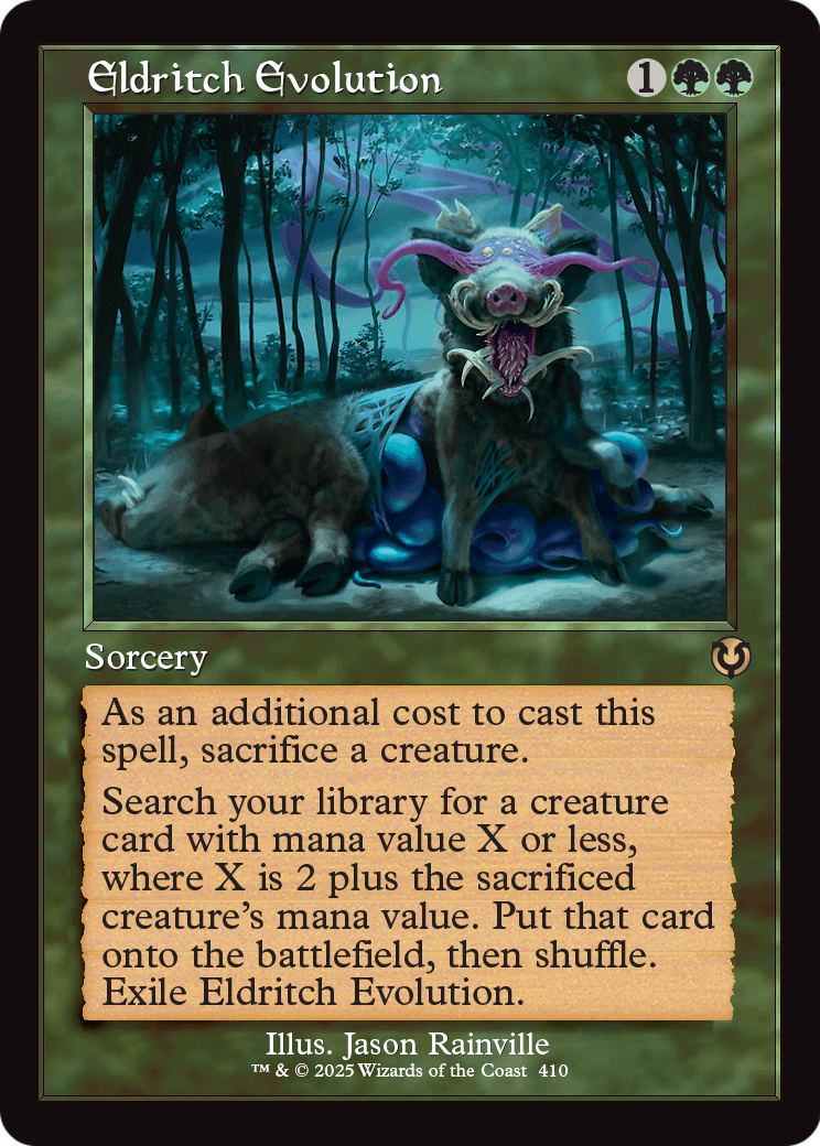 Eldritch Evolution (Retro Frame) (INR-410) [Innistrad Remastered]