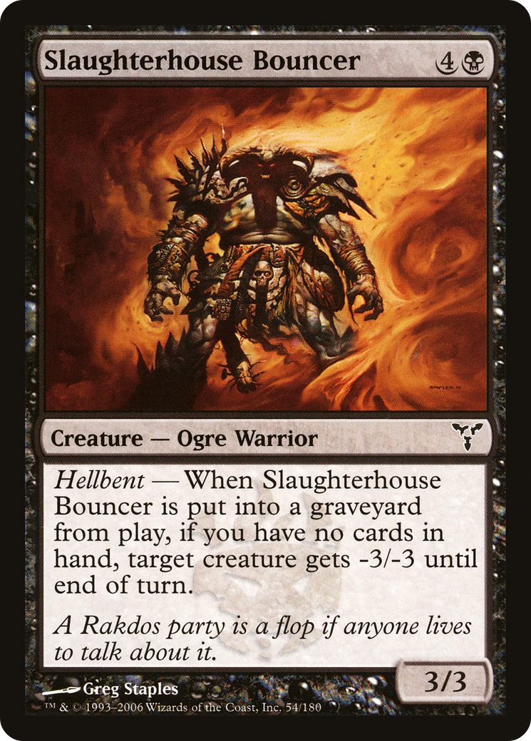 Slaughterhouse Bouncer [Dissension] Foil