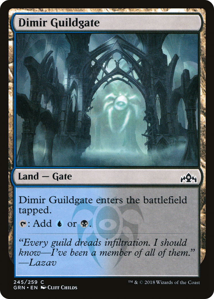 Dimir Guildgate (GRN-245) [Guilds of Ravnica]