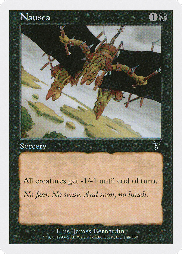 Nausea (7ED-148) [7th Edition] Foil