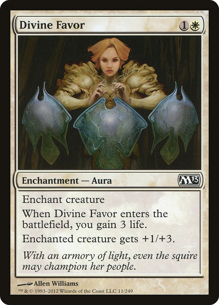 Divine Favor (M13-011) [Magic 2013] Foil
