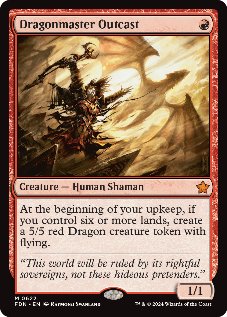 Dragonmaster Outcast (FDN-622) [Foundations]