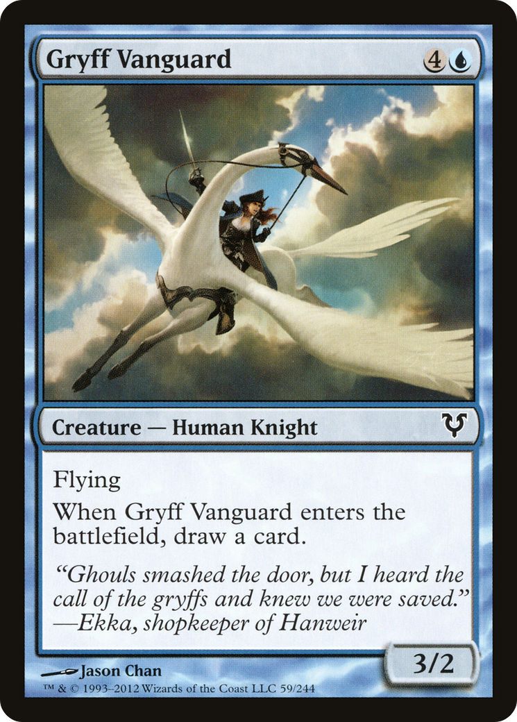 Gryff Vanguard (AVR-059) [Avacyn Restored] Foil