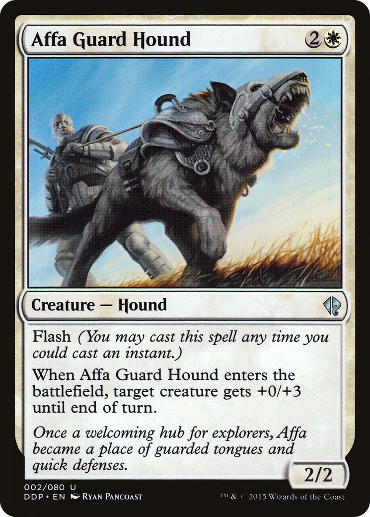 Affa Guard Hound (DDP-002) [Duel Decks: Zendikar vs. Eldrazi]