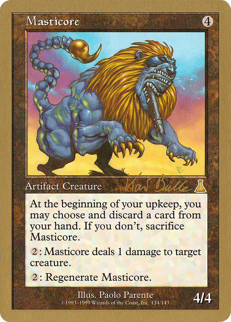 Masticore - 1999 Kai Budde (UDS) [World Championship Decks 1999]