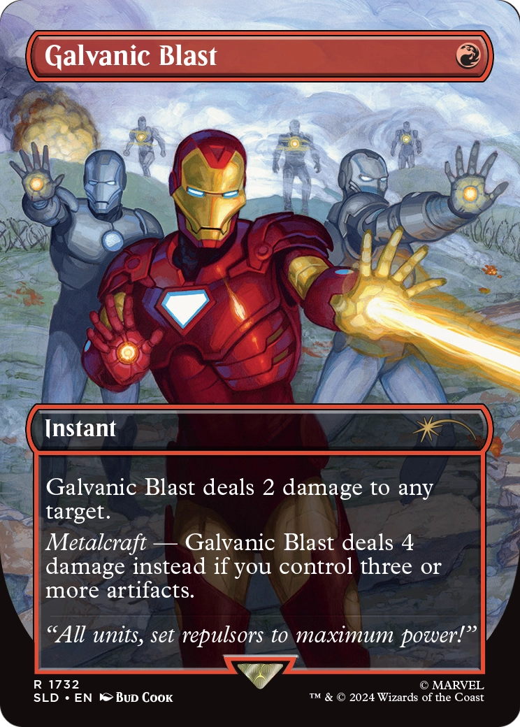 Galvanic Blast (SLD-1732) (Borderless) [Secret Lair Drop] Foil
