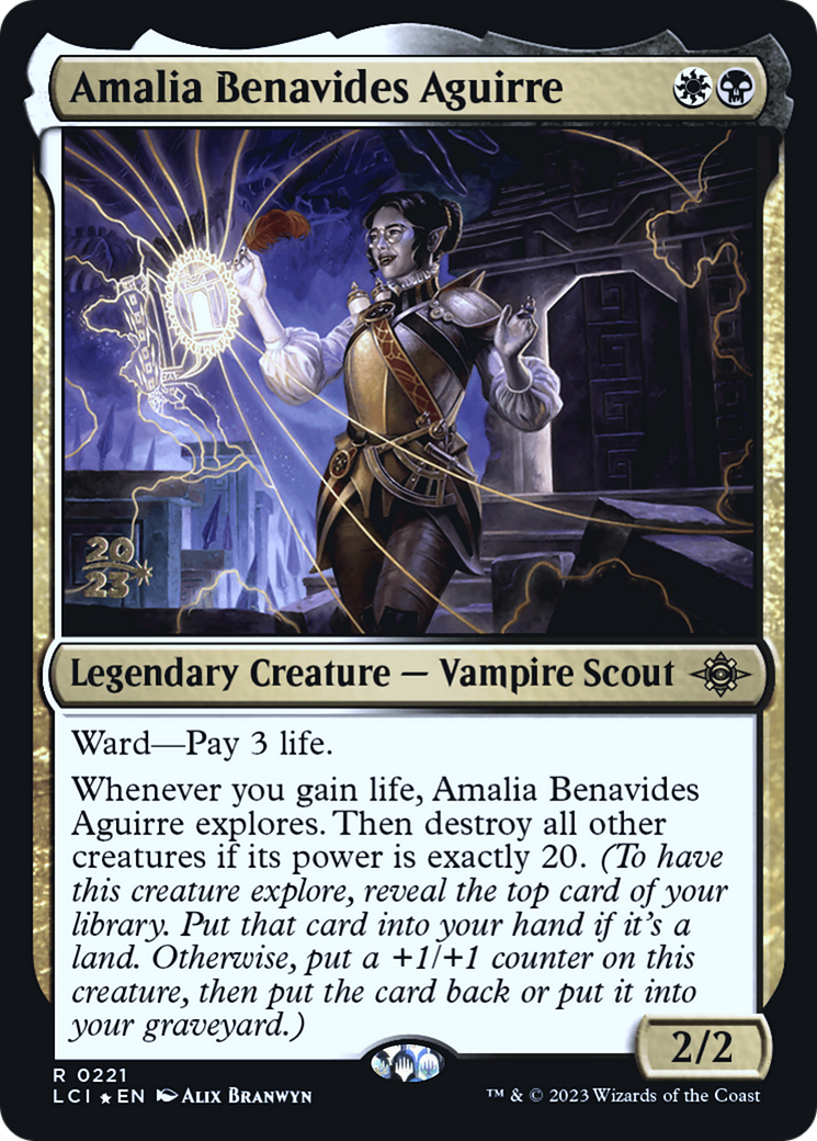 Amalia Benavides Aguirre (PRE-221) [The Lost Caverns of Ixalan Promos] Foil