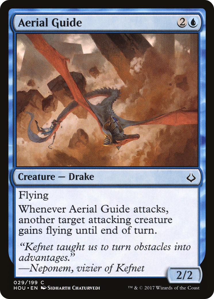 Aerial Guide (HOU-029) [Hour of Devastation] Foil