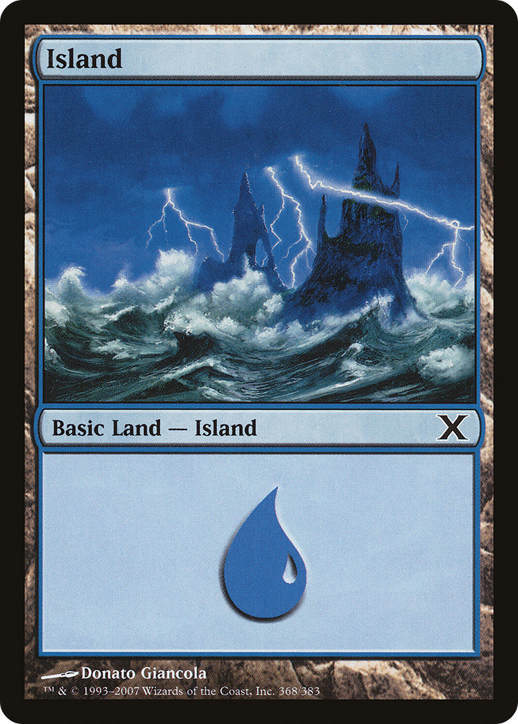 Island (10E-368) [Tenth Edition] Foil