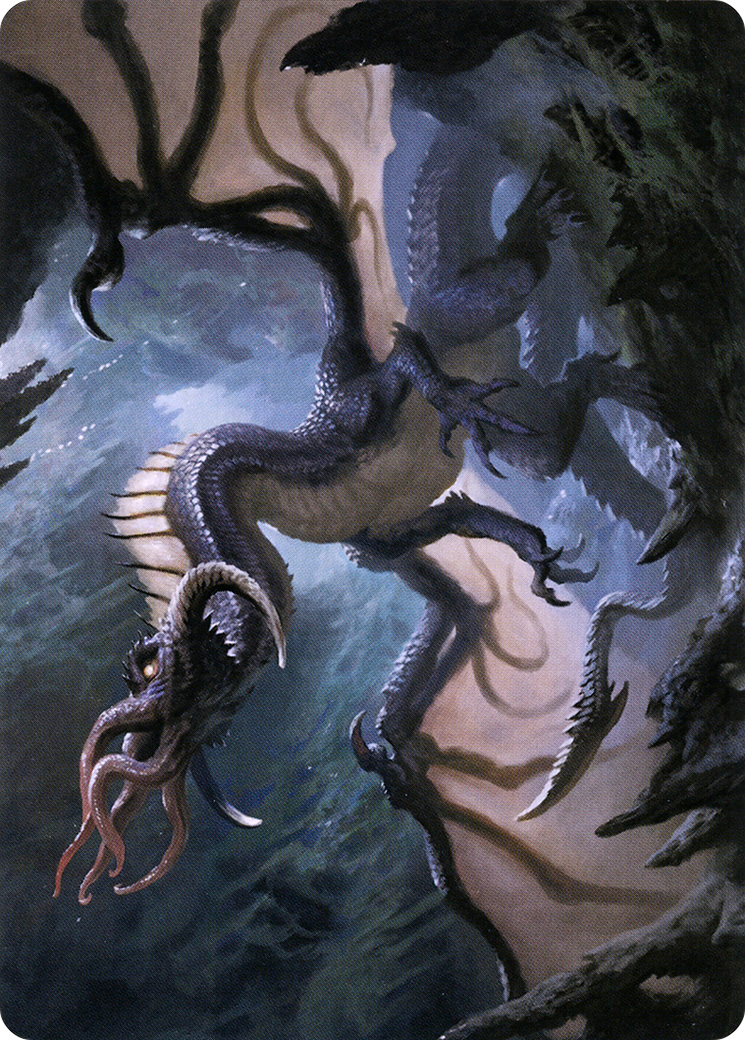 Brainstealer Dragon // Brainstealer Dragon (ACLB-031) (Borderless) [Battle for Baldur's Gate Art Series]