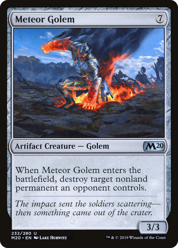 Meteor Golem (M20-232) [Core Set 2020]