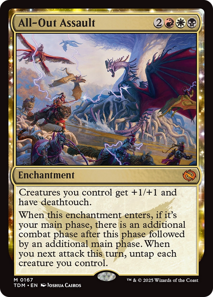 All-Out Assault (TDM-167) [Tarkir: Dragonstorm] Foil