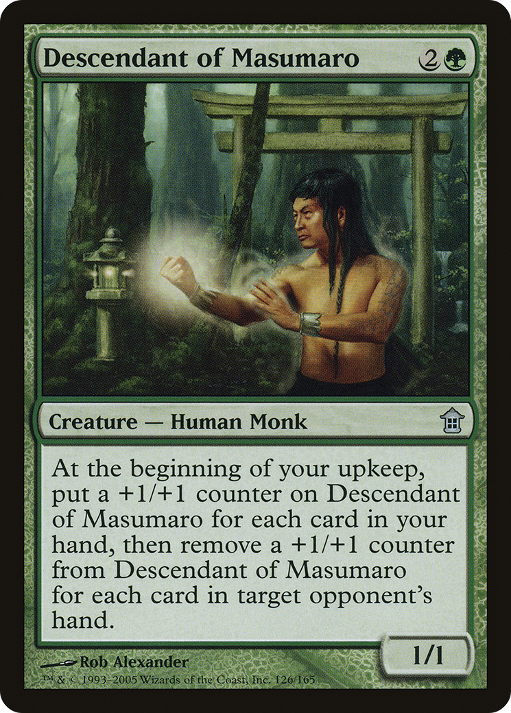 Descendant of Masumaro (SOK-126) [Saviors of Kamigawa] Foil