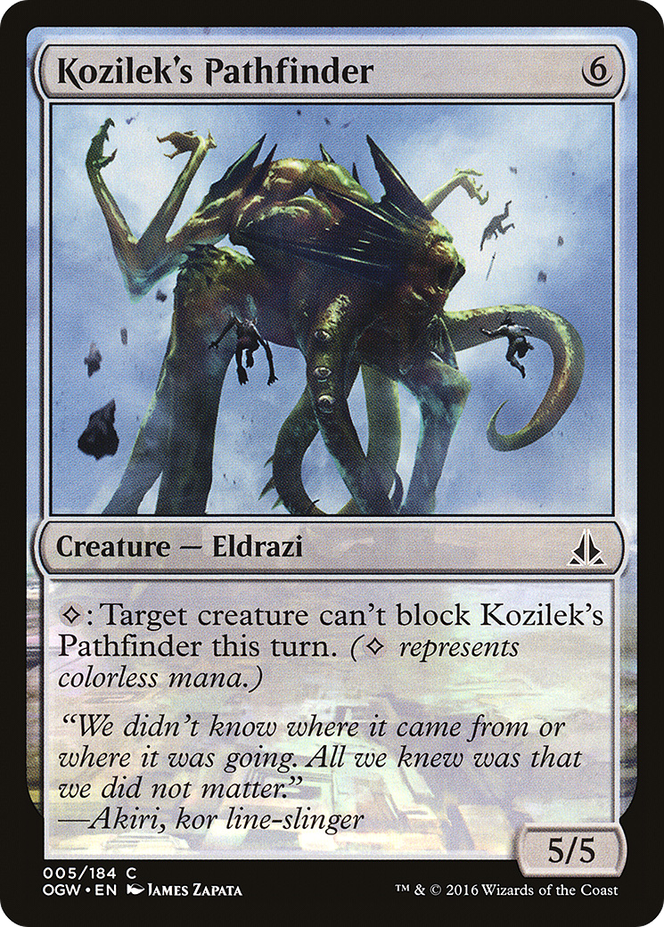 Kozilek's Pathfinder (OGW-005) [Oath of the Gatewatch] Foil