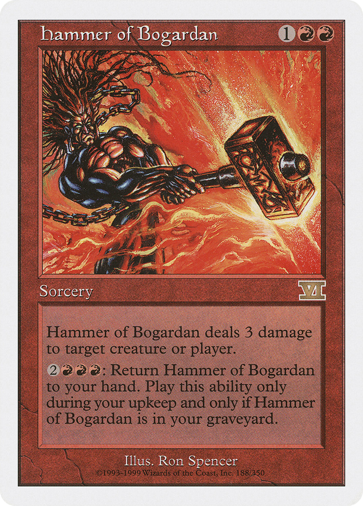 Hammer of Bogardan (6ED-188) [Classic Sixth Edition]