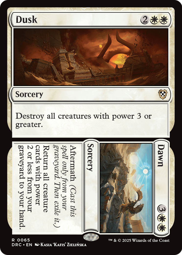 Dusk // Dawn (DRC-065) [Commander: Aetherdrift]
