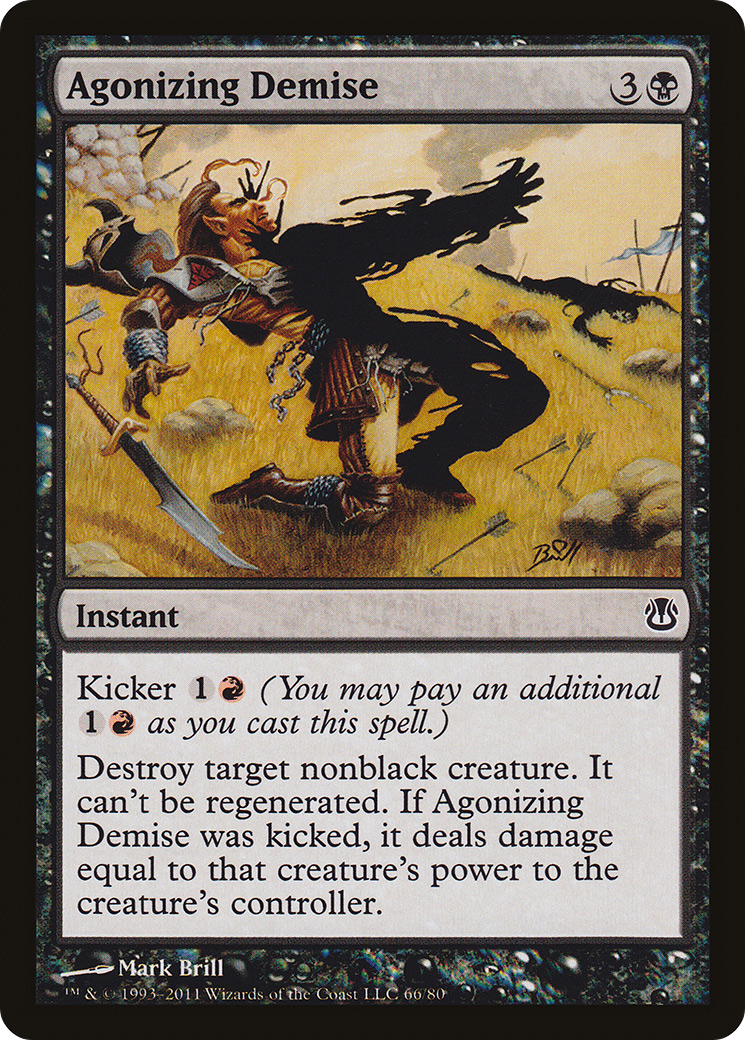 Agonizing Demise (DDH-066) [Duel Decks: Ajani vs. Nicol Bolas]