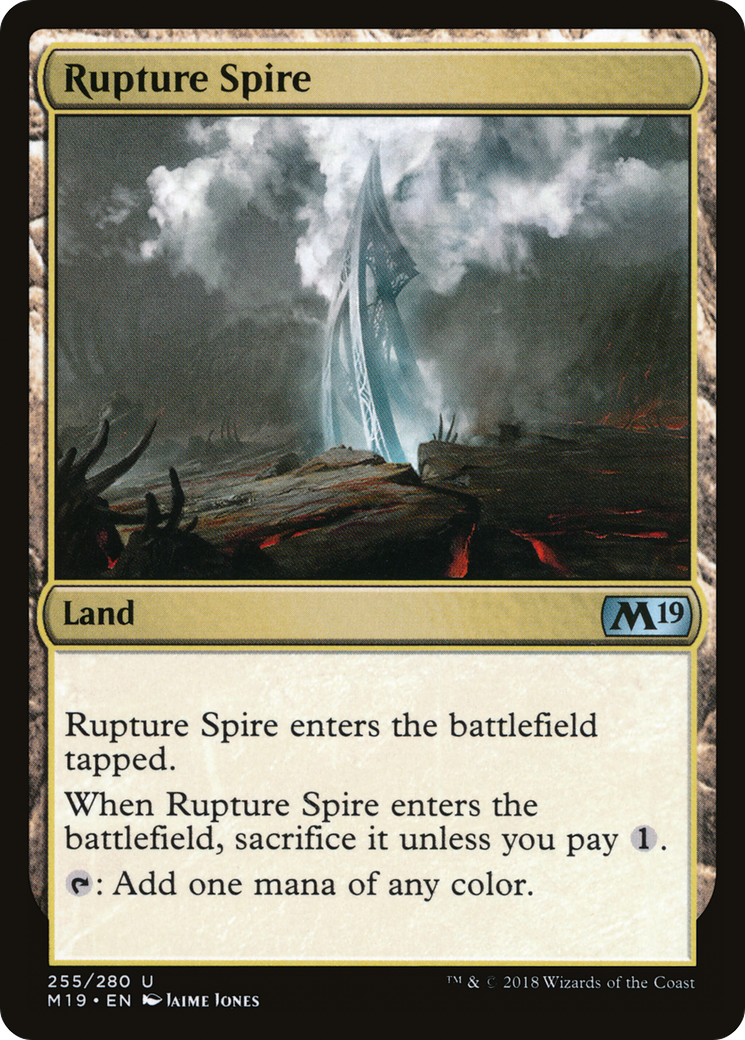 Rupture Spire (M19-255) [Core Set 2019]