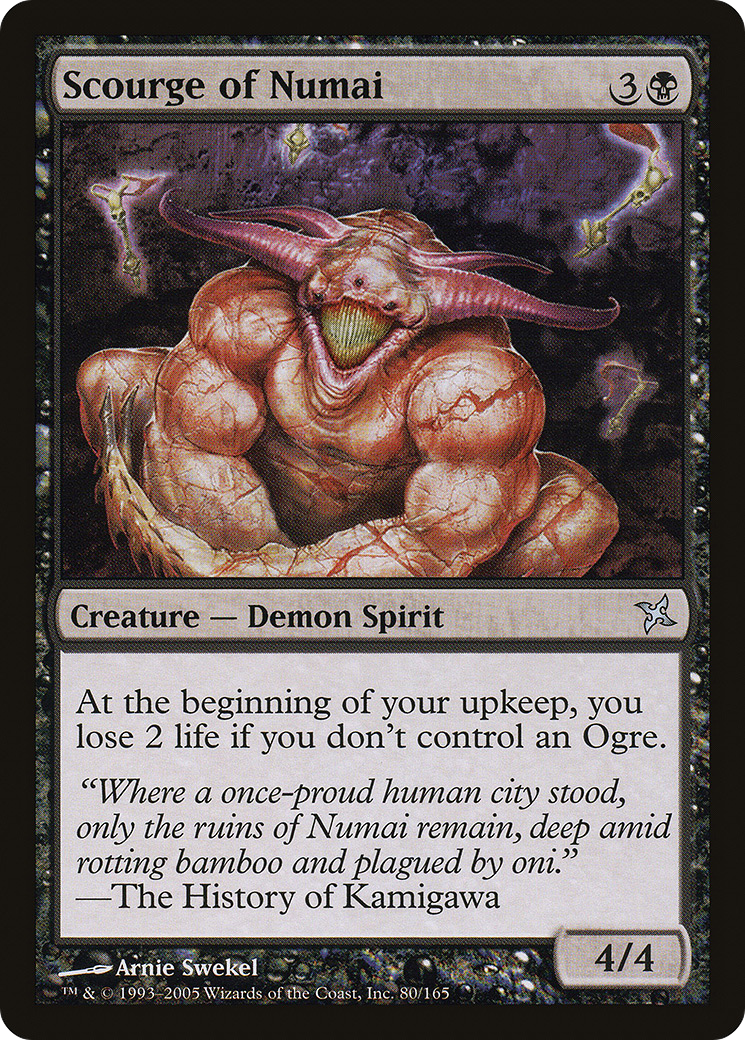 Scourge of Numai (BOK-080) [Betrayers of Kamigawa] Foil