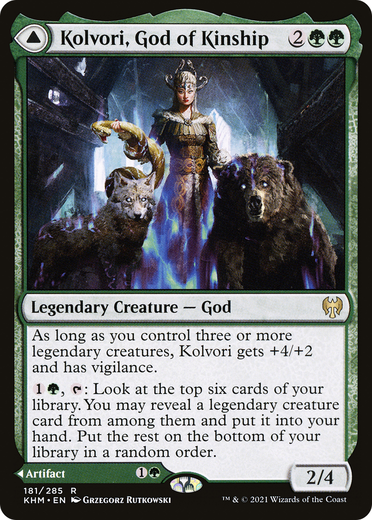 Kolvori, God of Kinship (KHM-181) [Kaldheim] Foil