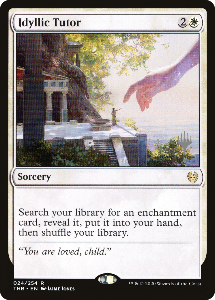 Idyllic Tutor (PPTHB-024) [Promo Pack: Theros Beyond Death Promos] Foil