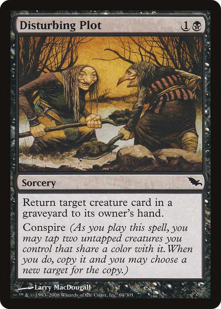 Disturbing Plot (SHM-064) [Shadowmoor]