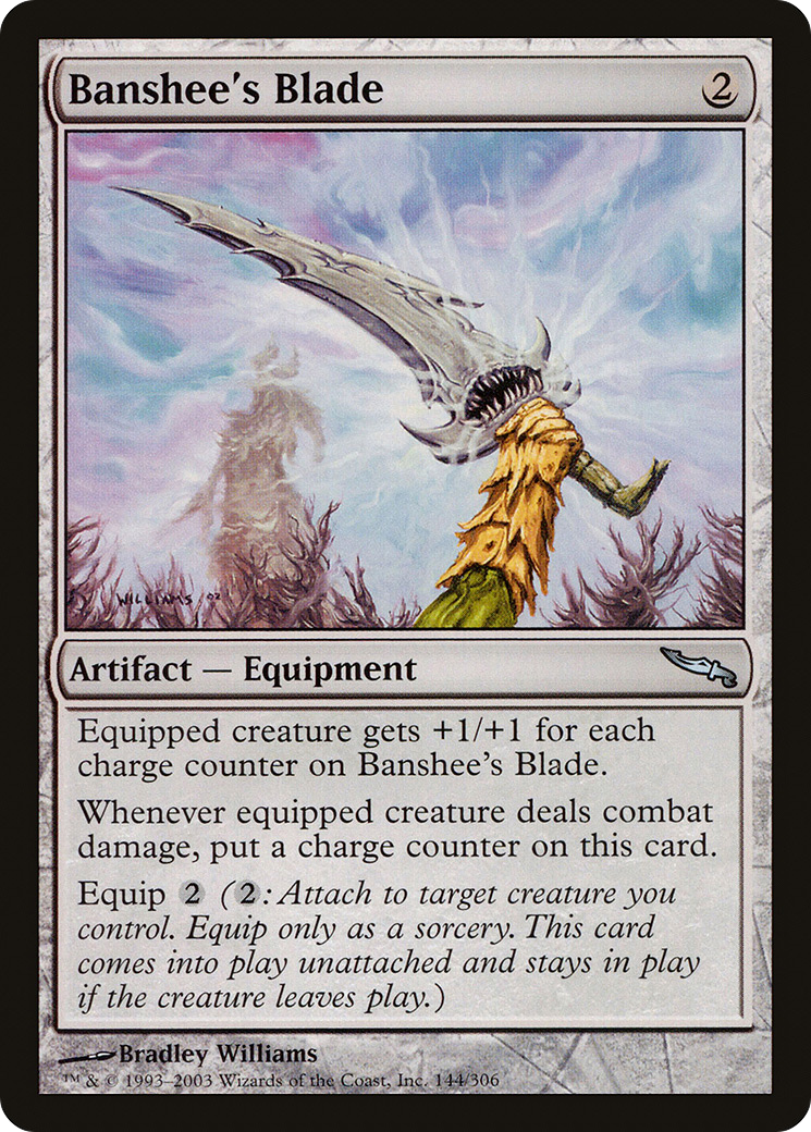 Banshee's Blade (MRD-144) [Mirrodin] Foil