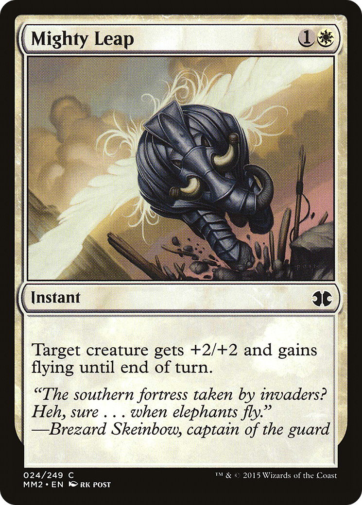 Mighty Leap (MM2-024) [Modern Masters 2015] Foil