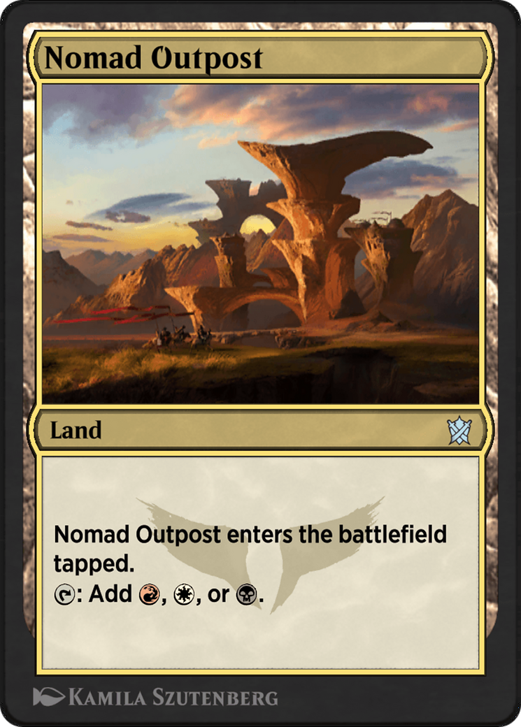 Nomad Outpost (KTK-237Y) [Khans of Tarkir]