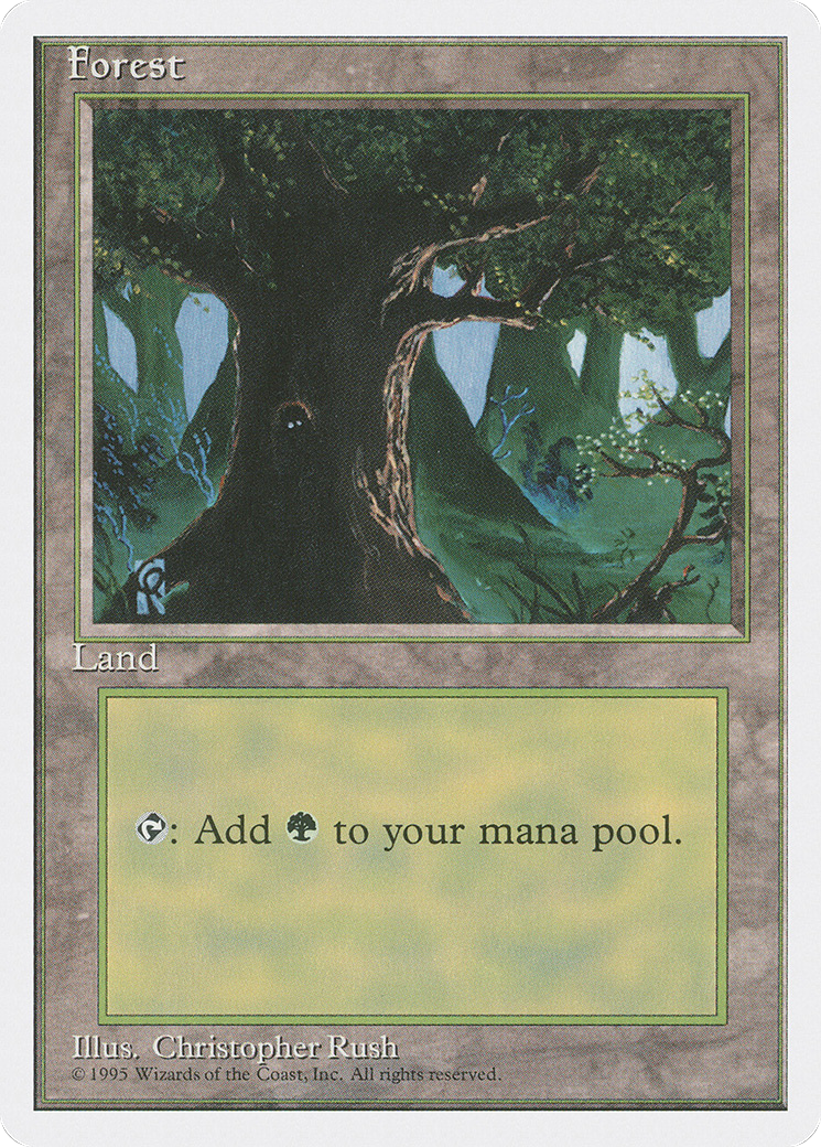 Forest (C) (4ED-176) [Fourth Edition]