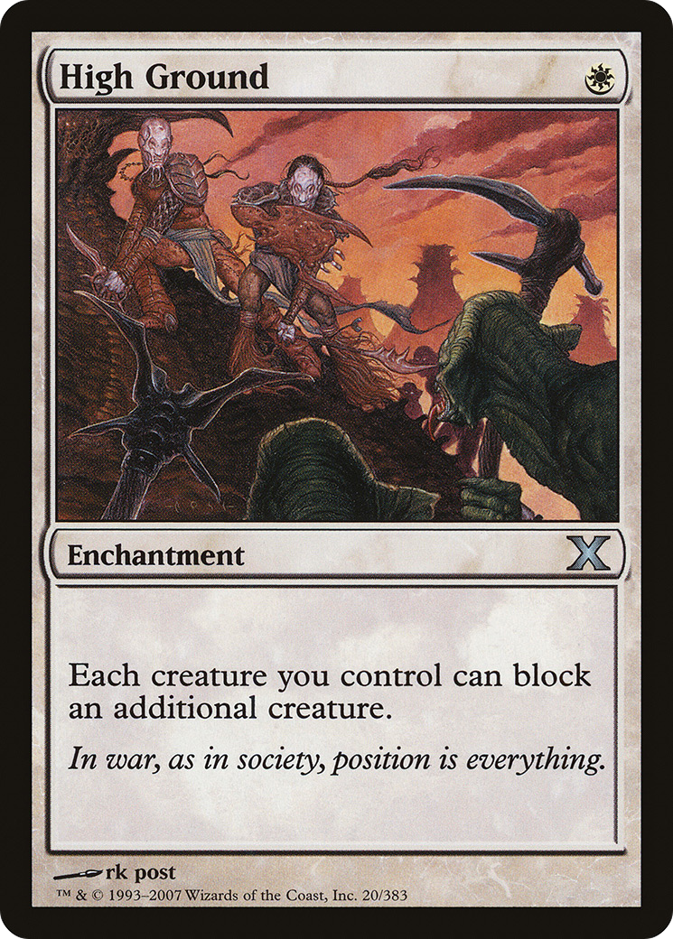 High Ground (10E-020) [Tenth Edition] Foil