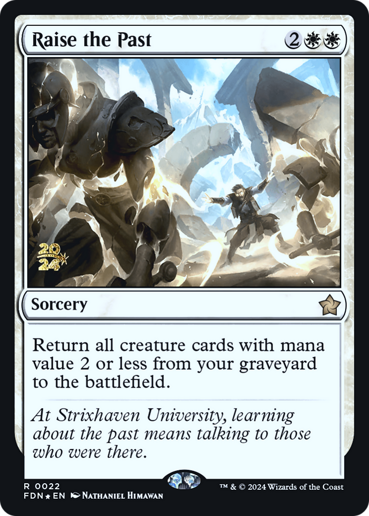 Raise the Past (PRE-022) [Foundations Promos] Foil