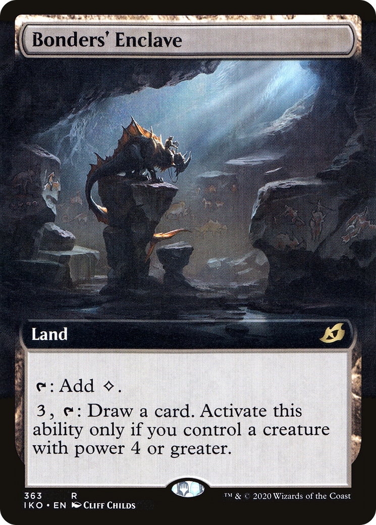Bonders' Enclave (Extended Art) (IKO-363) [Ikoria: Lair of Behemoths] Foil