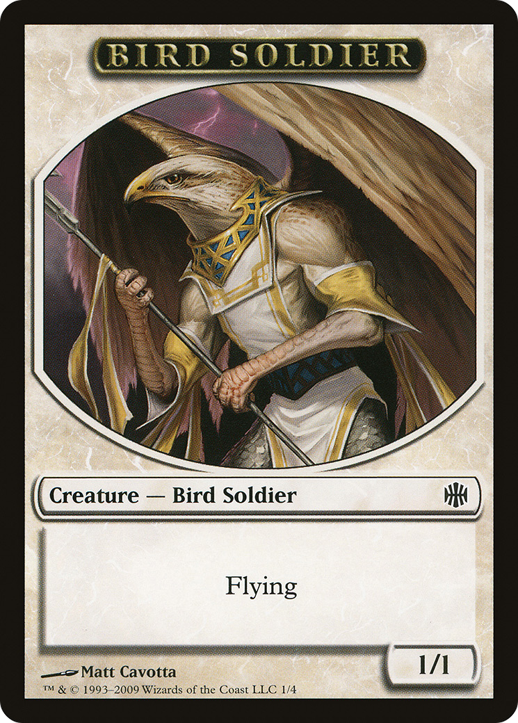 Bird Soldier Token (ARB-001) [Alara Reborn Tokens]