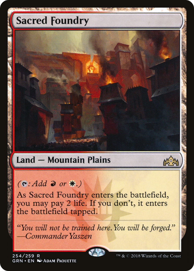 Sacred Foundry (GRN-254) [Guilds of Ravnica]