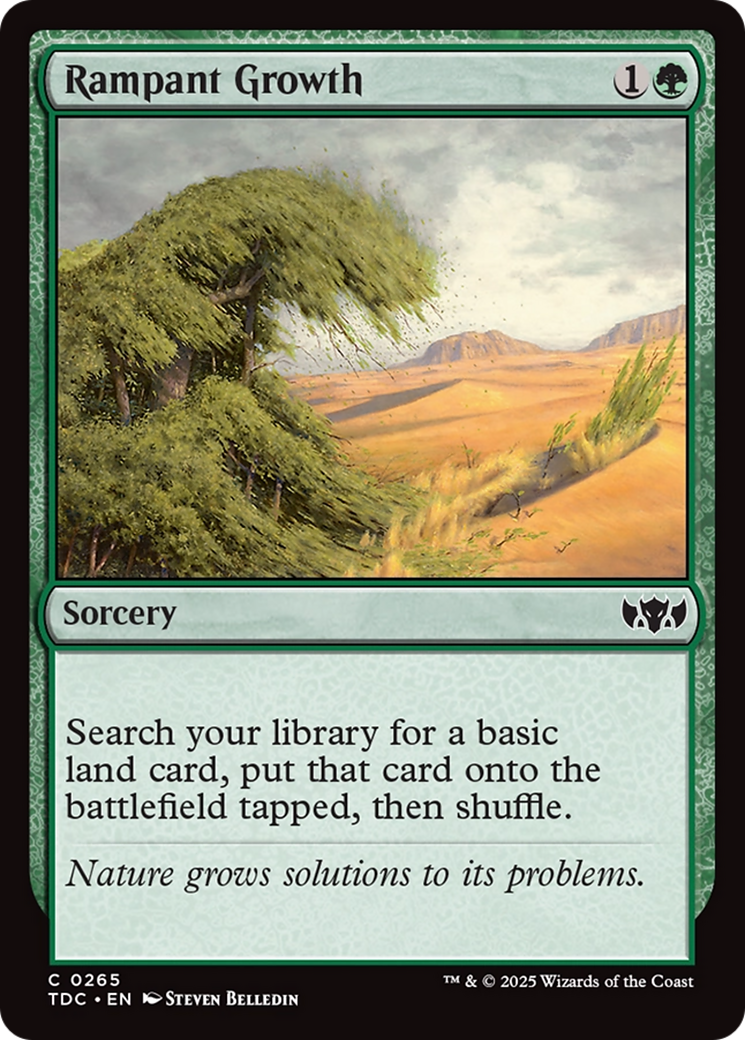 Rampant Growth (TDC-265) [Commander: Tarkir: Dragonstorm]