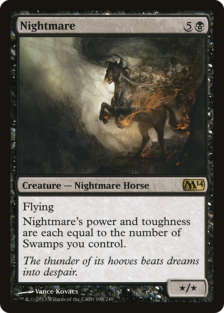 Nightmare (M14-108) [Magic 2014] Foil