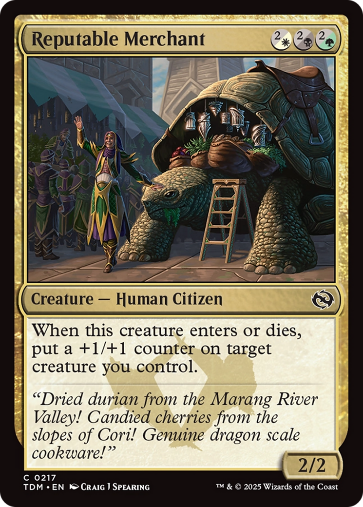 Reputable Merchant (TDM-217) [Tarkir: Dragonstorm]